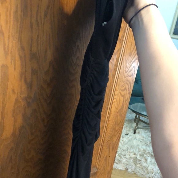 Cabi 108 Monroe V neck black ruched dress Small - Picture 6 of 8